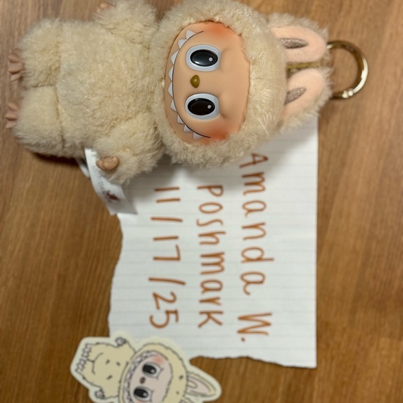 Authentic Popmart Exciting Macaron Labubu: Soymilk - Picture 4 of 5